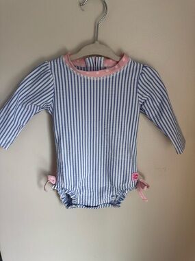 Ruffle Butts Seersucker One Piece Size 3-6M